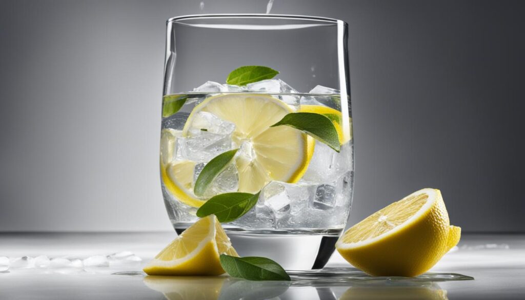 lemon water during fasting