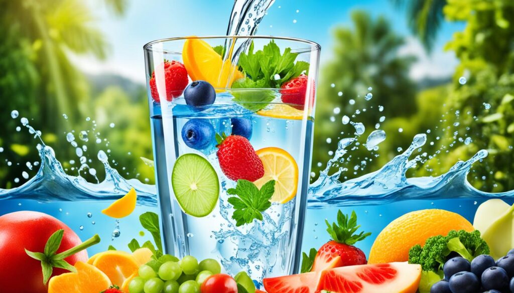 Healthy diet water alternatives