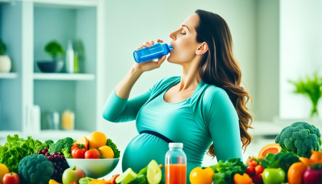 Hydration tips for expectant mothers