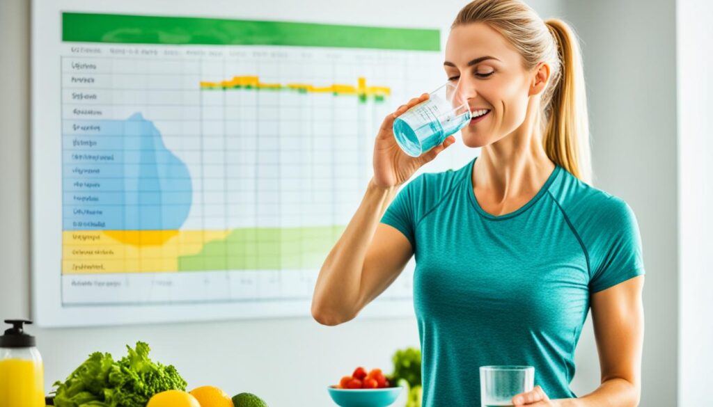 Implementing water diet tips