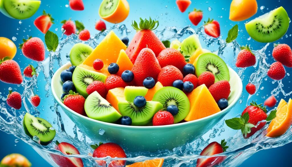 Water-rich fruits for hydration