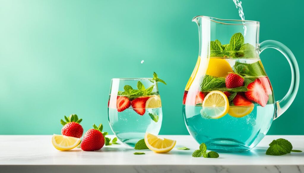 fruit-infused water