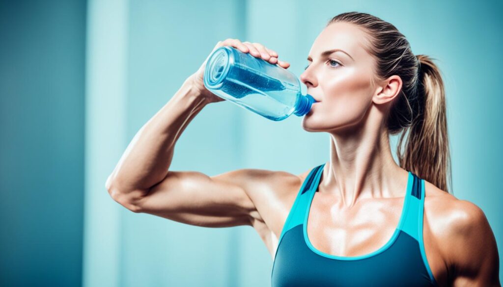 proper hydration during workouts