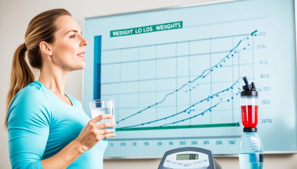 research on water and weight loss