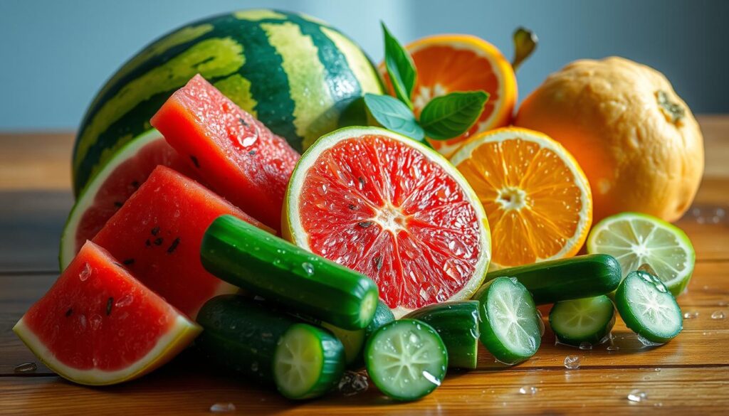 water-rich fruits for rehydration